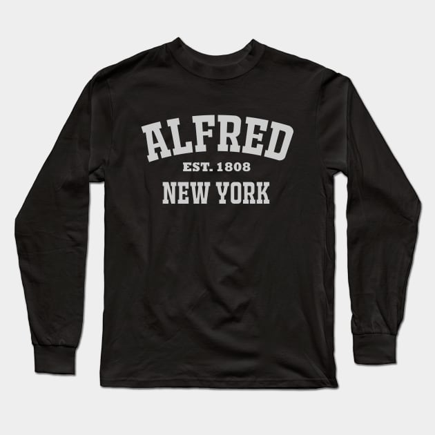 Alfred, New York Long Sleeve T-Shirt by MtWoodson